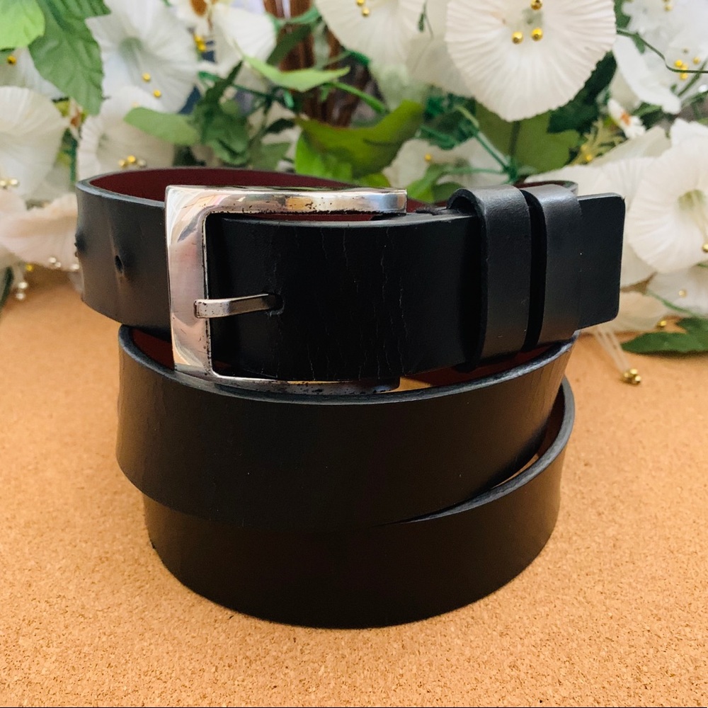 Black Leather Belt